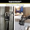Master Lock Magnum 1-7/8 in. H X 1-3 in. W X 1-3/4 in. L Steel Ball Bearing Outdoor Padlock, PK3 M115XTRILFCCSEN - alternate 2